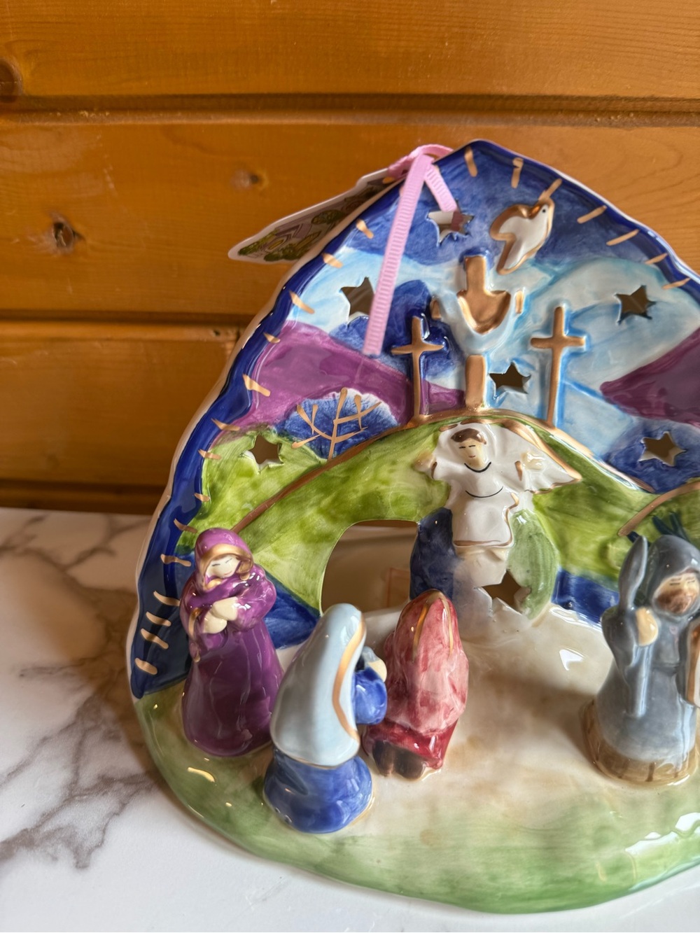 Ceramic Nativity Scene - Multicolor - Picture 2 of 12